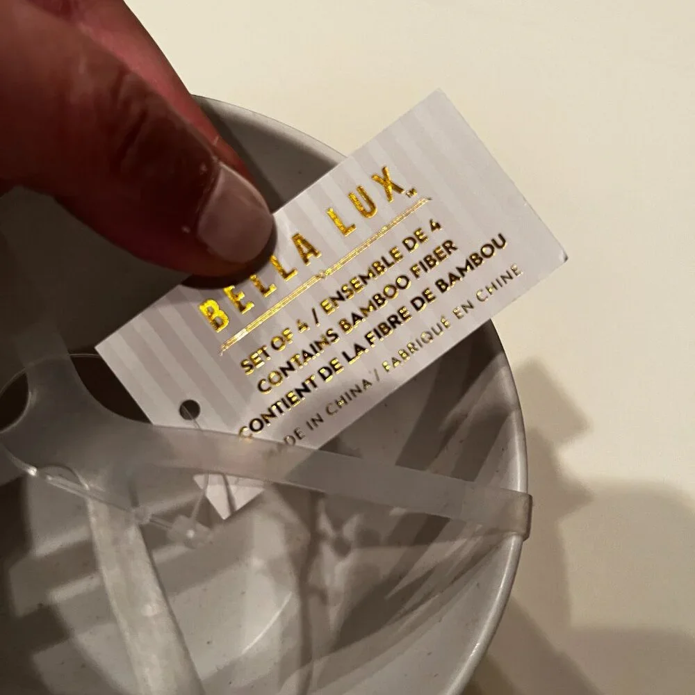 Snack Bowls by Lella Lux (Set‎ of 4 / new)